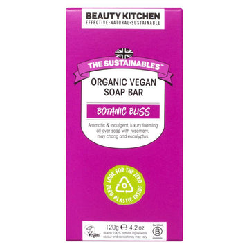 The Sustainables Botanic Bliss Organic Vegan Soap Bar 120G